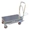 Vestil Air Hydraulic Steel Cart, 1000 lb. Cap, 19-11/16"W, 32-1/4"L AIR-1000-PSS - alternate 2